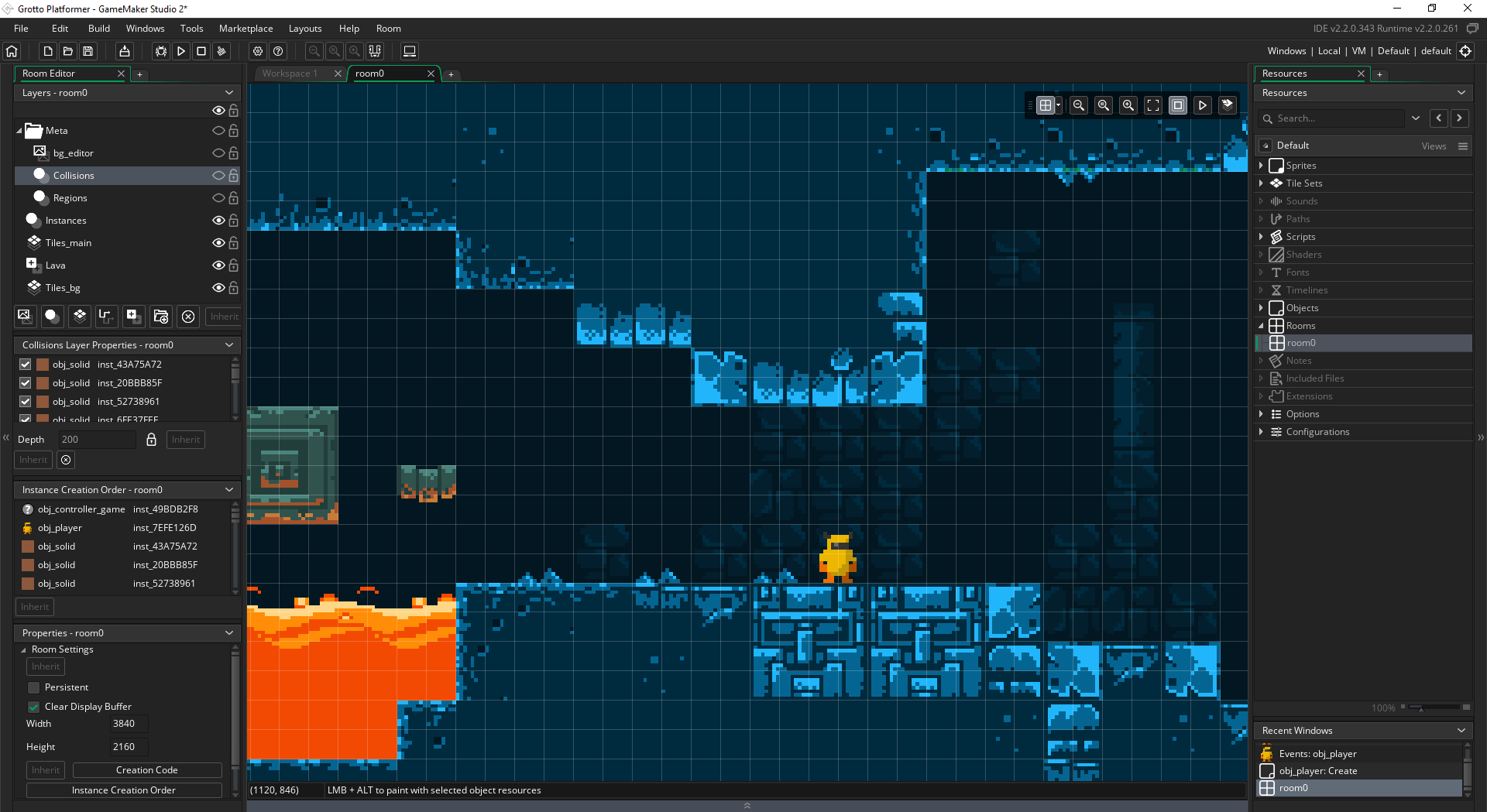 2D Platformer in GameMaker Studio 2